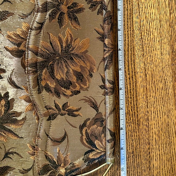 Vintage Mid-Century-Modern Gold Lame Clutch Purse - Picture 3 of 16